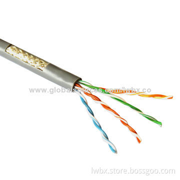 SFTP Cat6 Network Cable, Made of Copper, CE Certified